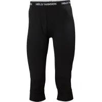 Helly Hansen Lifa Merino Midweight 49367 3/4 Base Layer Pants Noir M Homme