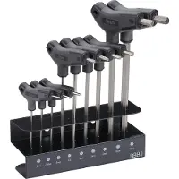 BBB Allen/torx Wrench Set 9 Units Argenté