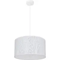 Globo Lighting Lampe pendante blanche Pinni Ø 38cm noir
