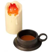 SEMIC Le Château ambulant lampe Illuminated Calcifer & candle 13 cm