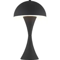 Globo Lampe de table, noir, métal, H 36,1 cm