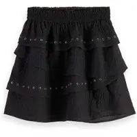 Scotch & Soda 177305 Short Skirt Noir XL Femme