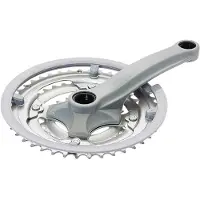 BRN Bimbo Crankset Argenté 150 mm / 24/34/42t