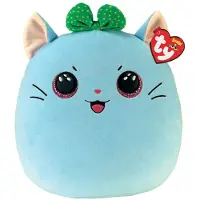TY Peluche Squish A Boo's Medium Kirra Le Chat Vert