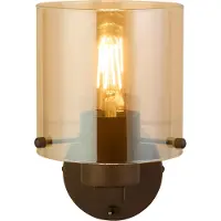 Searchlight Applique murale Sweden Brun moka