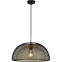 Searchlight Suspension en or noir Honeycomb Ø 45,5 cm