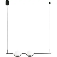 Faro Le Vita LED Lampe à suspendre 2700K noir Rond, Courbé, Allongé