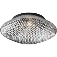 Lyora Plafonnier Sens verre fumé