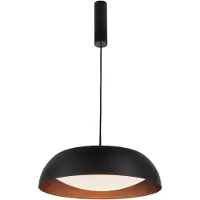 Lyora Suspension design Landon noir avec cuivre