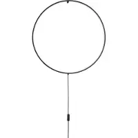 Lyora Lampadaire Ring noir Ø 45cm