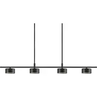 Nordlux Suspension 4 lumières Clyde Design noir
