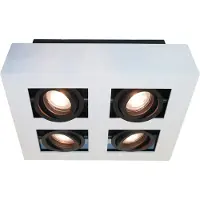 Artdelight Lampe spot à 4 lumières Bosco