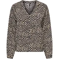 ONLY Chemisier 'ONLNova' beige / noir