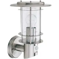 Searchlight Lampe d'extérieur en acier inoxydable Outdoor avec capteur de mouvement
