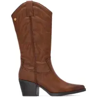 Xti pour femme. 14430604-CAMEL Bottes 144306 marron (37), 5 à 8 cm, Fermeture éclair, Casuel