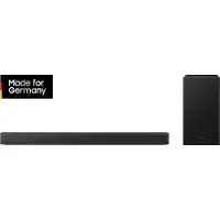 Samsung HW-B460F - Barre de son 2.1 canaux - Caisson de basses sans fil 6,5 pouces - Technologie Adaptive Sound Lite