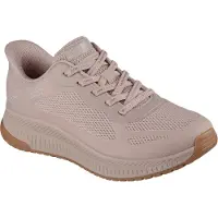 SKECHERS Slip-Ins Bobs Squad 4 Staple Look Damen Sneaker Natur