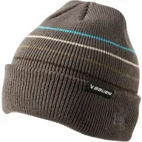 Bauer Filles, Bonnet, NE Gestreifte Toque Jr Wintermütze, Marron