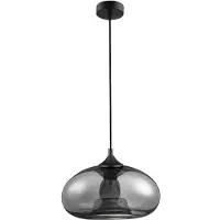 Nova Luce Suspension Savaz verre chromé Ø 28 x 14cm