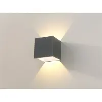 Artdelight Spot mural anthracite Cube