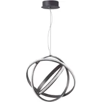 Lyora Suspension Pertone S Ø 50cm noir avec lueur violette