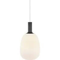 Nordlux Suspension en verre Alton Ø 23cm blanc