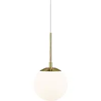 Nordlux Grant Lampe à suspendre Ø 15 cm laiton / blanc