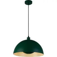 Searchlight Suspension verte Mars abat-jour 31cm de haut