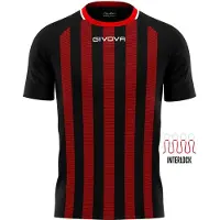 Givova T-shirt de sport Rugby Bleu-rouge Rouge