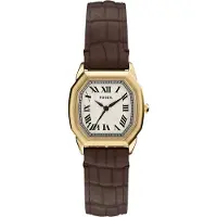 Fossil Montre à affichage analogique 'HARLOW' marron / or / blanc