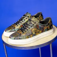 Lureaux Shiny Shadow Sneakers - - Chaussures élégantes et colorées avec ou sans motif - pour hommes