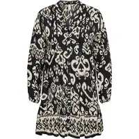 ONLY Robe-chemise 'CARAJA' beige clair / noir