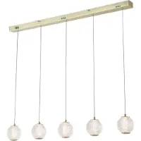 Searchlight Suspension 5 lumières Allure Oriental