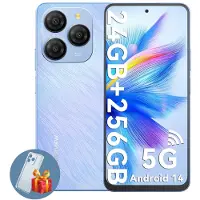 Blackview Téléphone mobile Shark 9, 256 Go, 8 Go RAM, 5G, Bleu