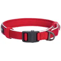 DOGNESS Collier réfléchissant taille S (Rouge) (S, Chien, Promenade)