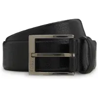 BOSS Ceinture en cuir grainé confectionnée en Italie