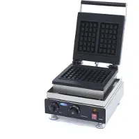 Maxima Waffle Iron 2 Pieces Brussels Waffle, Gaufrier, Argent