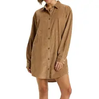 Roxy Robe Courte à Manches Longues Wavy Lights