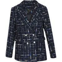 Faina Blazer bleu / noir / blanc
