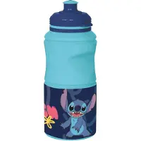 Stor Easy hold sports water bottle, 380 ml- Stitch (088808722-75055-12)