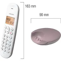 Logicom Téléphone fixe sans fil - - DECT ILOA 150 SOLO - Taupe - Sans répondeur