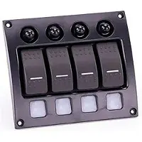 Sierra Weather Resistant 4 Positions Breaker Panel Argenté 13.33 x 7.62 x 11.43 cm