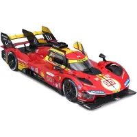 Bburago 78534 Ferrari 499p Lmh Nº50 1:24 Car Model Kit Rouge Enfants