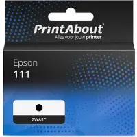 PrintAbout Cartouche compatible pour Epson 111 (C13T03M140) - Noir
