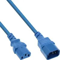 ACT Cordon d'alimentation c13-c14 bleu 3.00m -