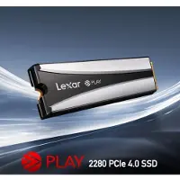 Lexar Disque SSD interne Play 2280 1 To pour PS5 Noir et Argent