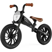 Q-Play Vélo Sans Pédales Pour Enfant - - Feduro Noir 12" - 17 Unités - 1 Kg - Nourrisson - 54x83x40 Cm - Multicolore