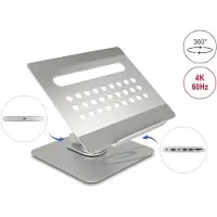 DeLOCK Support tablette et ordinateur portable avec station d'accueil