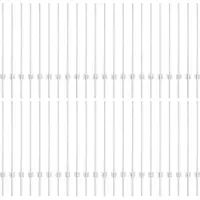 vidaXL Poteaux de clôture 88 pcs Argent 140 cm Acier