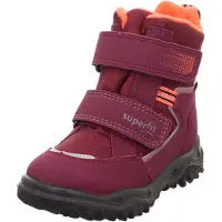 Superfit Bottes de neige 'HUSKY' gris argenté / corail / bourgogne